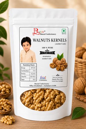 Walnuts kernels (Premium Akhrot Giri) 500 Grm Pack