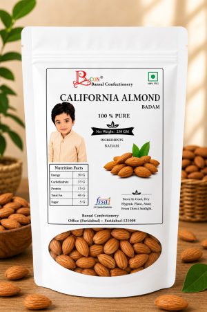 Califonia Almond (Premium Badam) 500 Grm Pack
